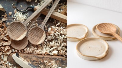 Töötuba keraamiline lusikapesa + puidust lusikas
