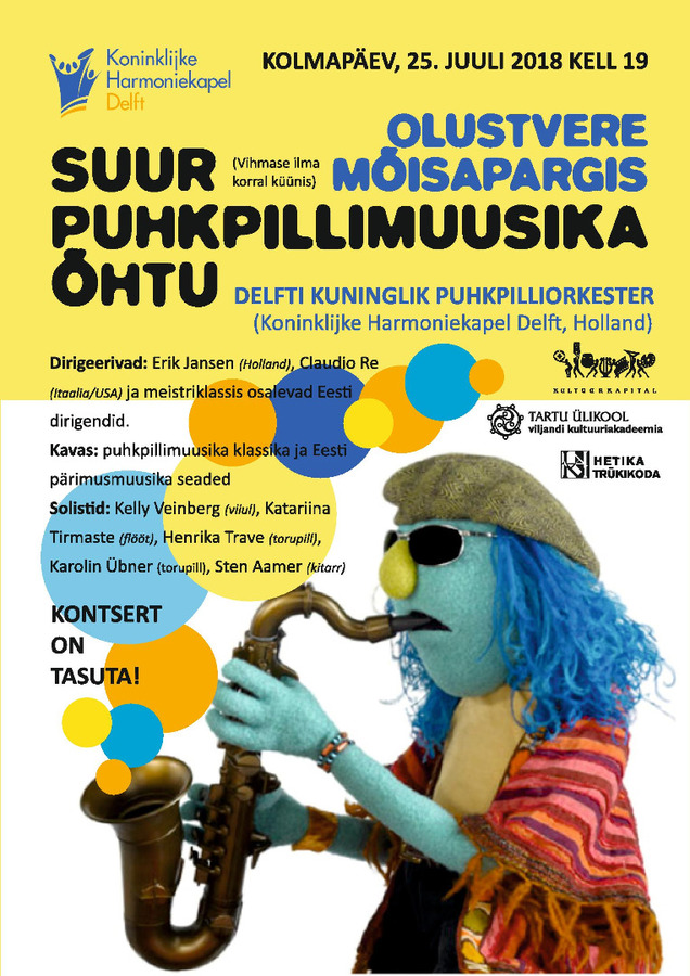 Suur puhkpillimuusika kontsert Olustvere mõisapargis Suur puhkpillimuusika kontsert Olustvere mõisapargis
