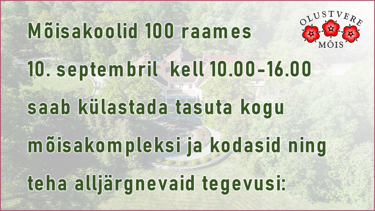 Mõisakoolid 100 Mõisakoolid 100