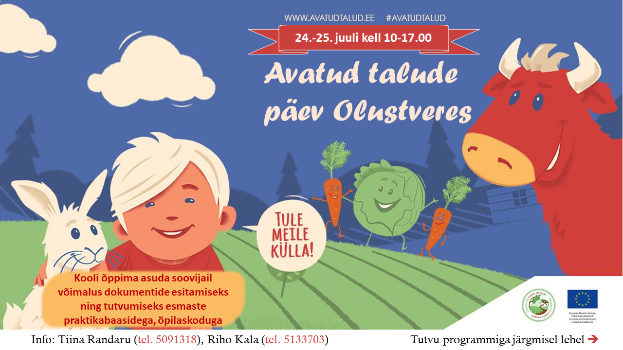 Avatud talude päev Olustveres Avatud talude päev Olustveres