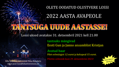 TANTSUGA UUDE AASTASSE!