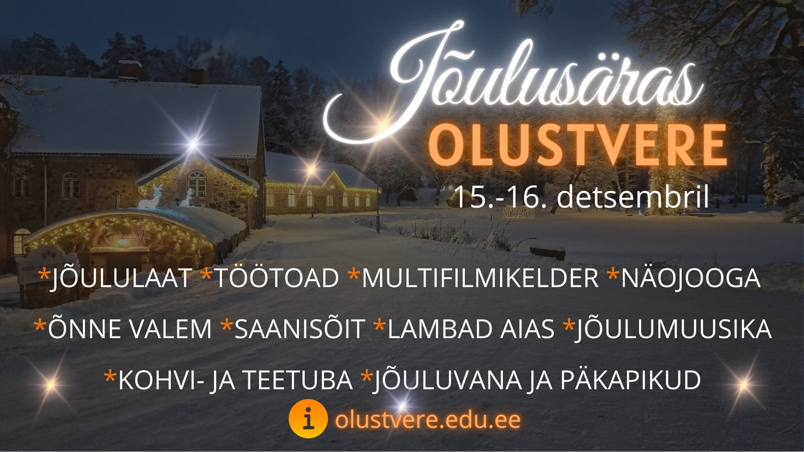 JÕULUSÄRAS OLUSTVERE JÕULUSÄRAS OLUSTVERE