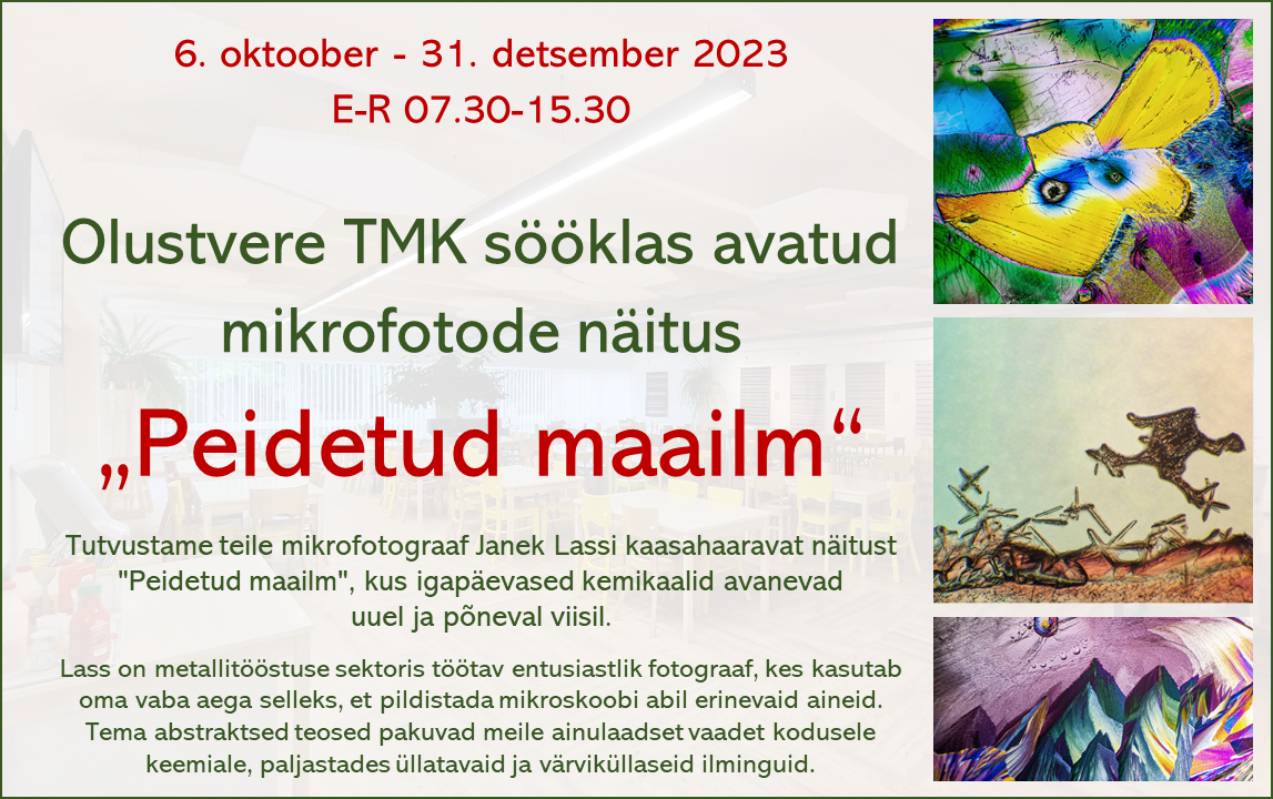 Mikrofotode näitus „Peidetud maailm“ Mikrofotode näitus „Peidetud maailm“