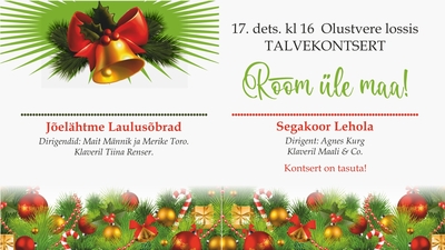 Talvekontsert Rõõm üle maa!