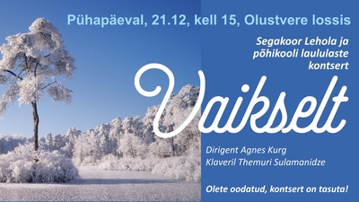 Jõulukontsert Olustvere lossis